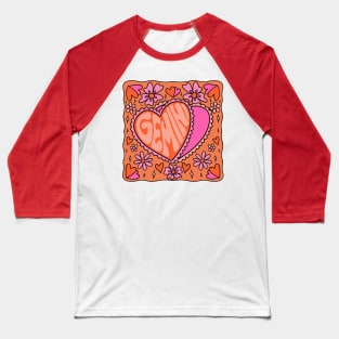 Gemini Heart Baseball T-Shirt